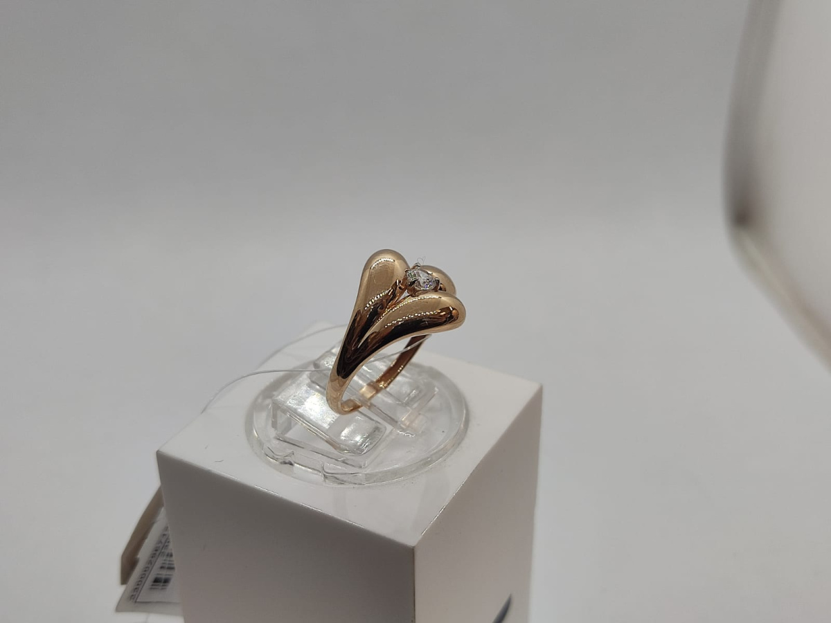 КОЛЬЦО С КАМНЕМ (Au 585)