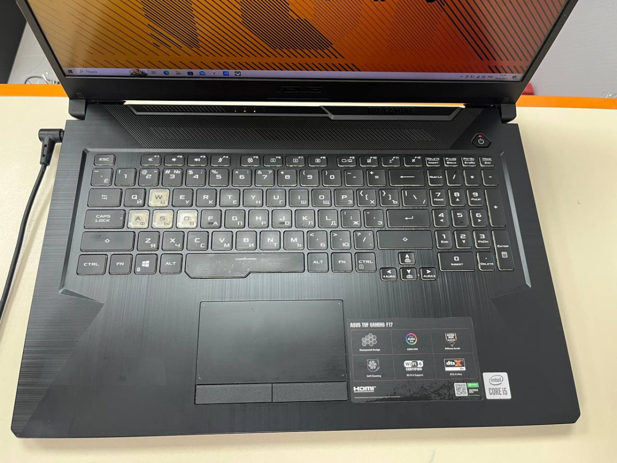 Ноутбук ASUS; Core i5-10300H, GeForce GTX 1650 TI, 16 Гб, 512 GB, Нет