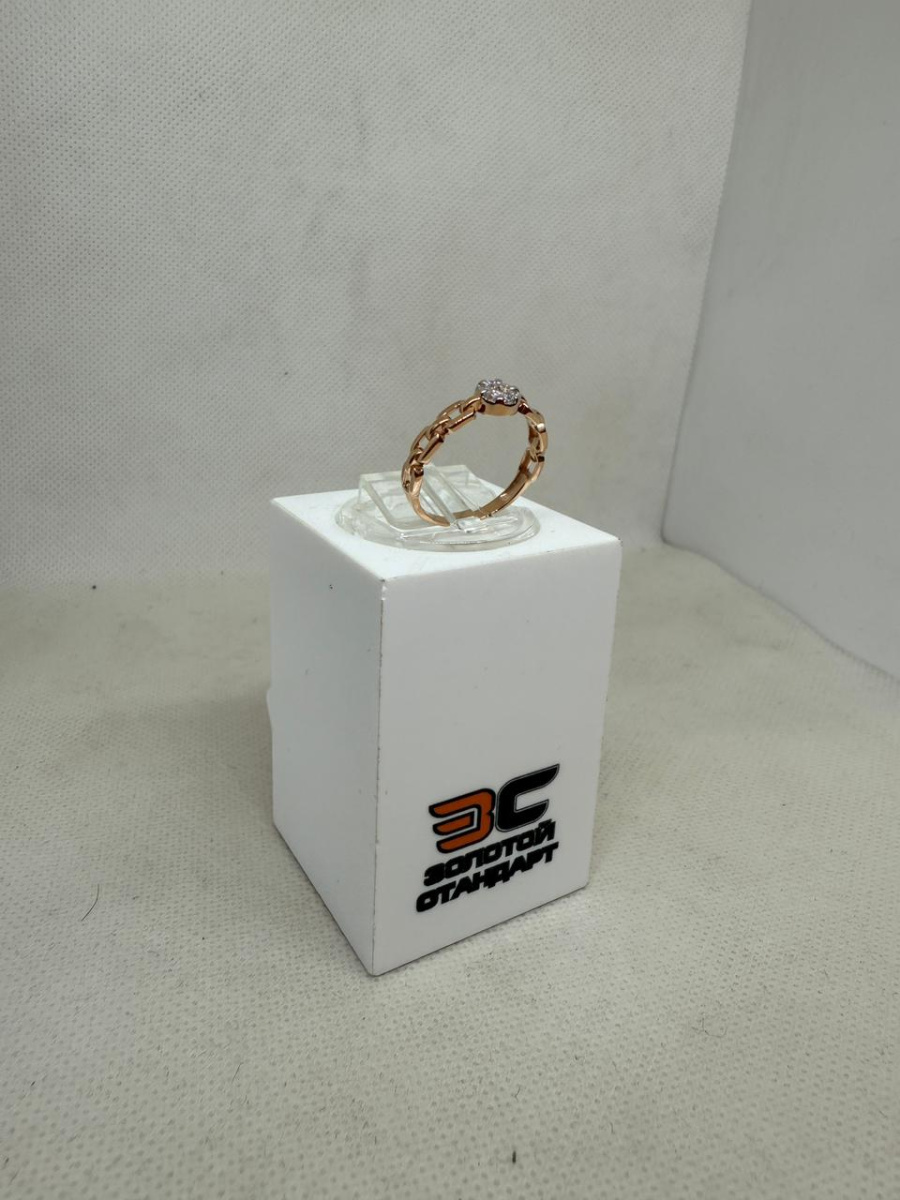 КОЛЬЦО С КАМНЯМИ (Au 585) КОЛЬЦО С КАМНЯМИ (Au 585)