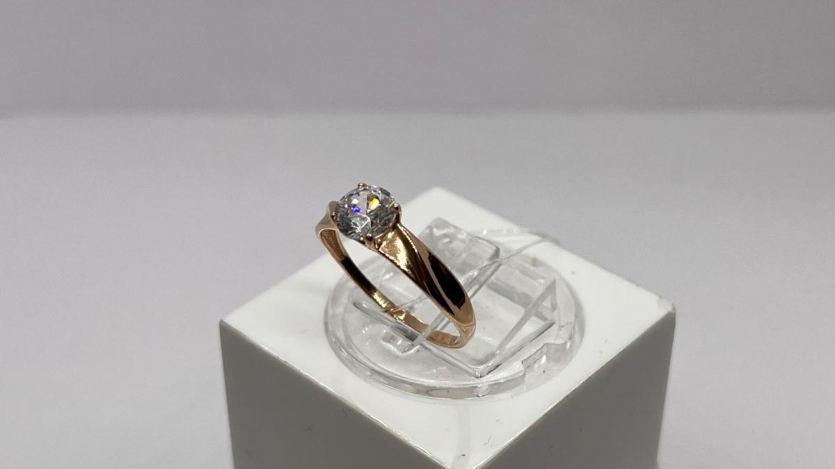 КОЛЬЦО С КАМНЕМ (Au 585)