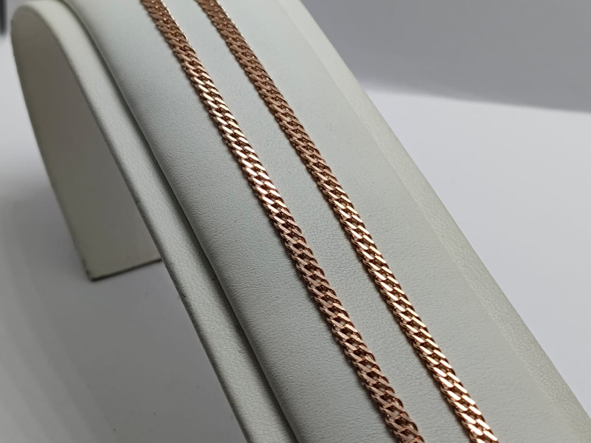 ЦЛР2585 ЦЕПЬ ПОЛНОВЕСНАЯ Ромб двойной (Au 585)