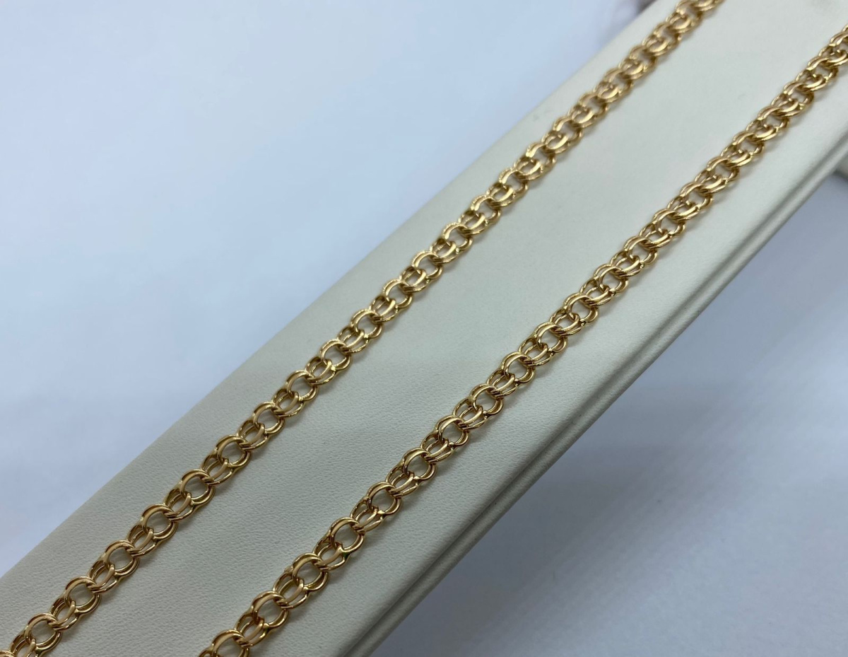 ЦЛБС585 ЦЕПЬ ПОЛНОВЕСНАЯ Бисмарк (Au 585)