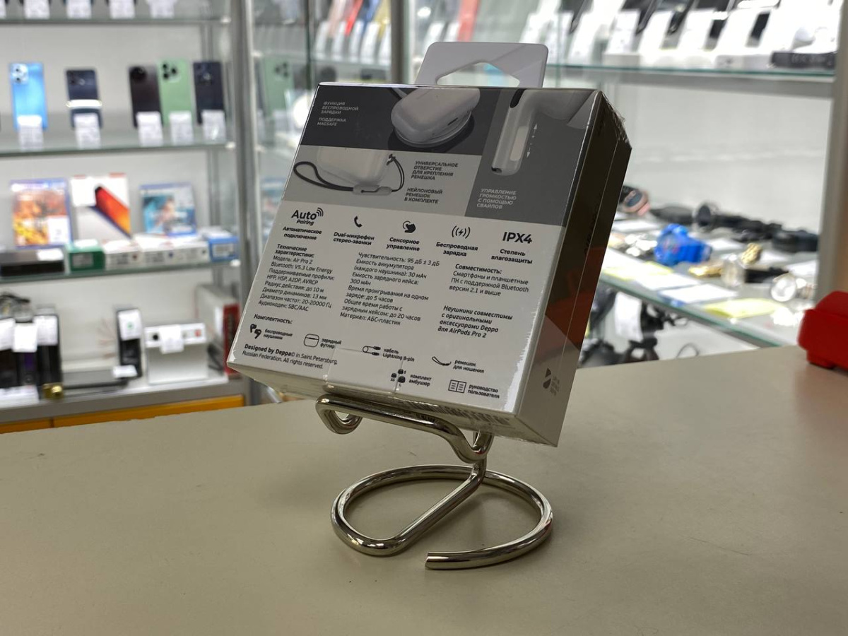 Наушники беспроводные Deppa 44167 Air Pro 2