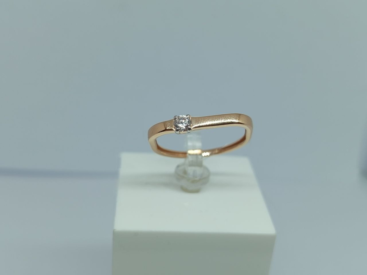 КОЛЬЦО С КАМНЕМ (Au 585)