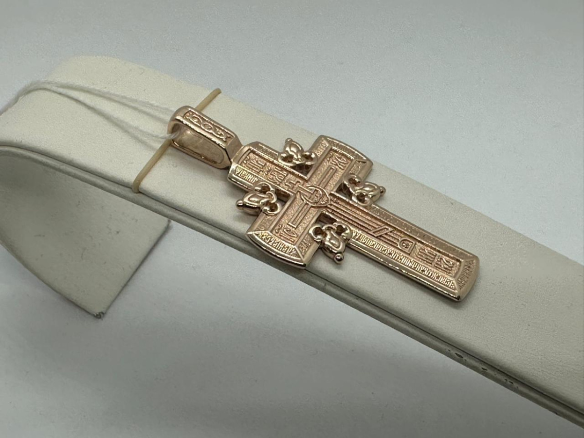 ПОДКБК585 ПОДВЕСКА КРЕСТ БЕЗ КАМНЯ (Au 585) ПОДКБК585 ПОДВЕСКА КРЕСТ БЕЗ КАМНЯ (Au 585)