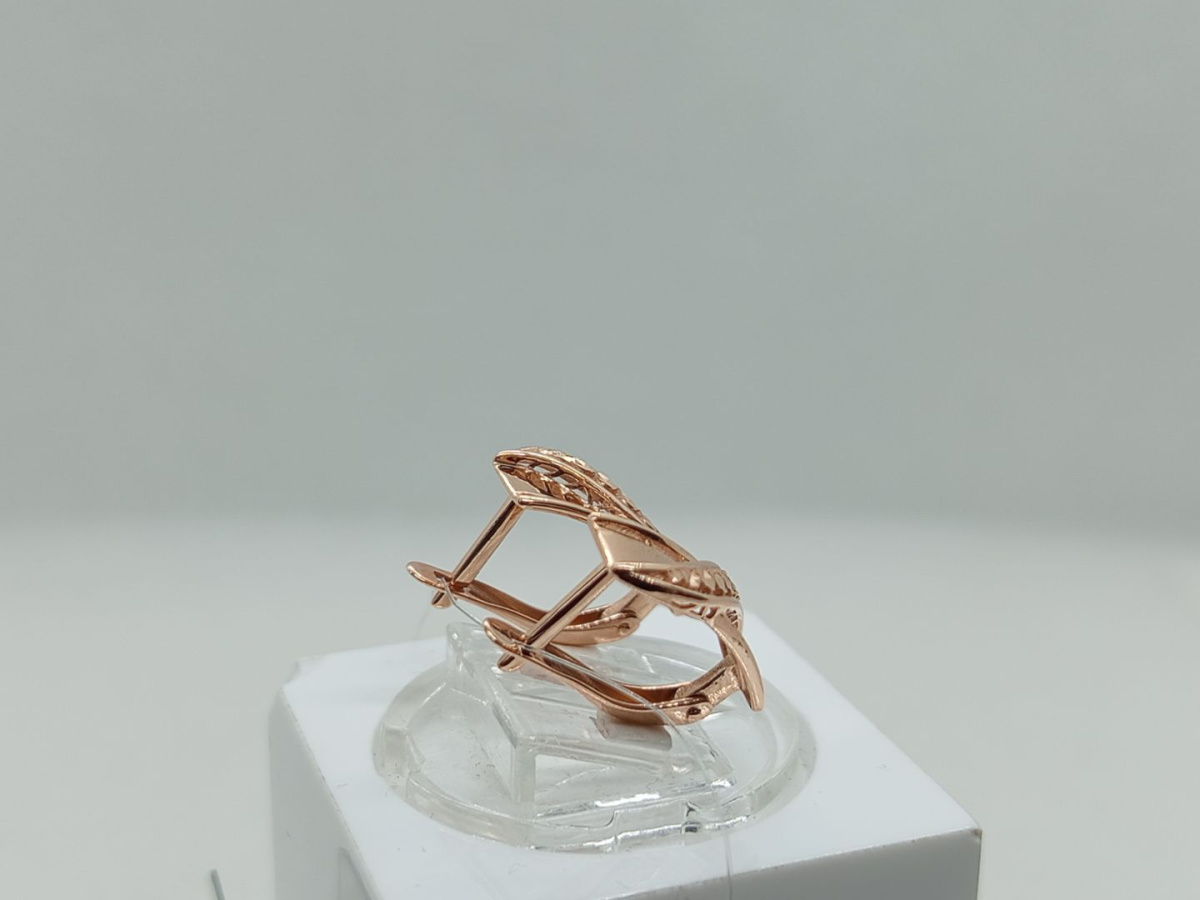 СЕРЬГИ БЕЗ КАМНЯ (Au 585)