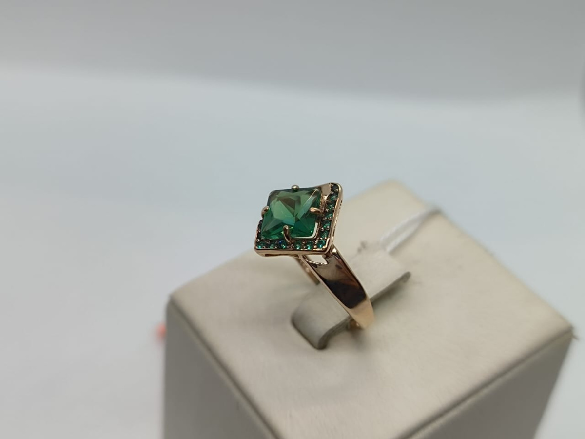 КОЛКМИ585 КОЛЬЦО С КАМНЯМИ (Au 585)