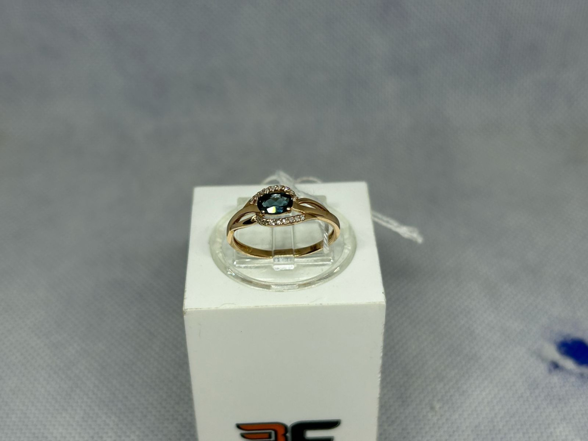 КОЛКМИ585 КОЛЬЦО С КАМНЯМИ (Au 585)