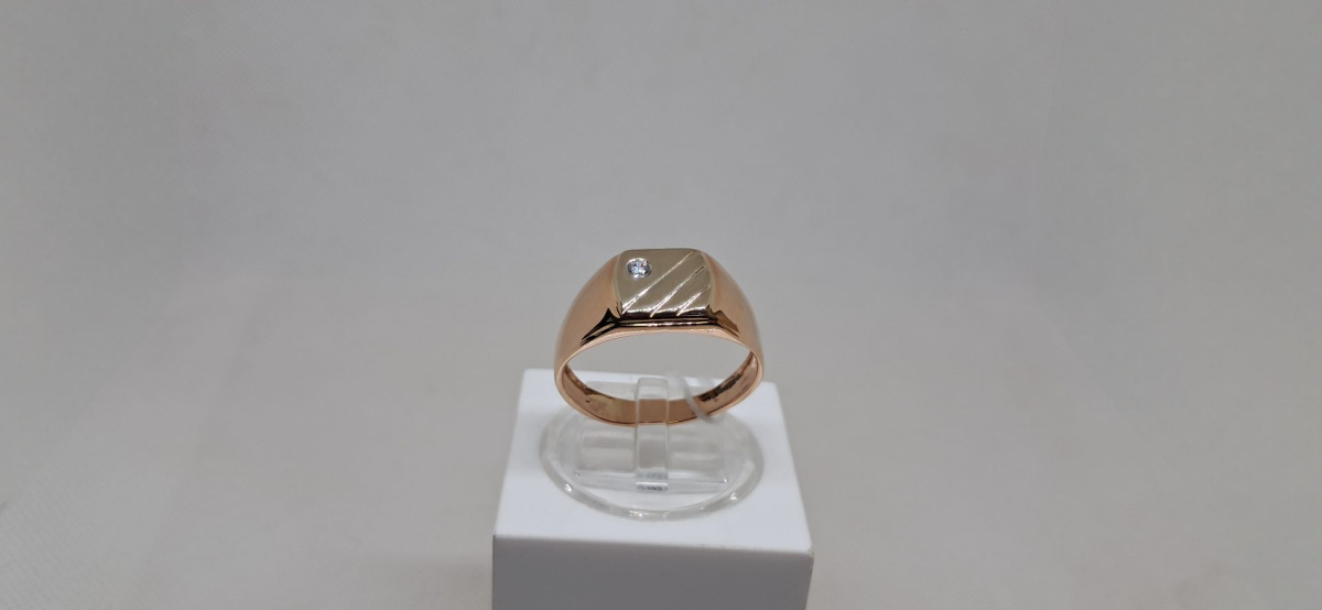 ПЕЧКМ585 ПЕЧАТКА С КАМНЕМ (Au 585)