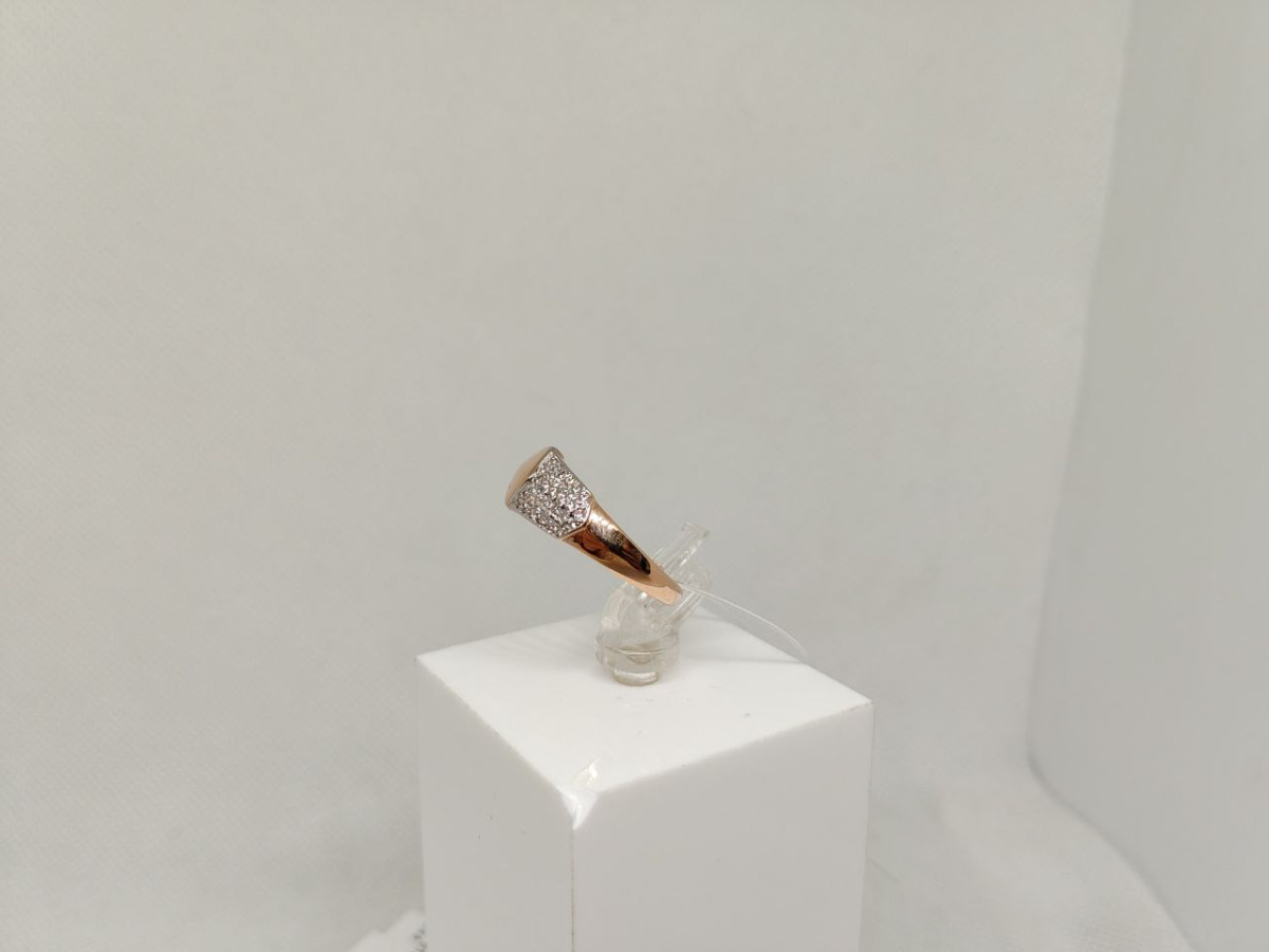 КОЛЬЦО С КАМНЯМИ (Au 585)