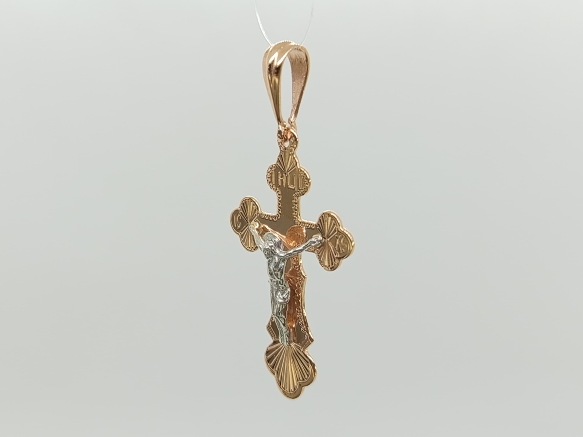 ПОДВЕСКА КРЕСТ (Au 585)