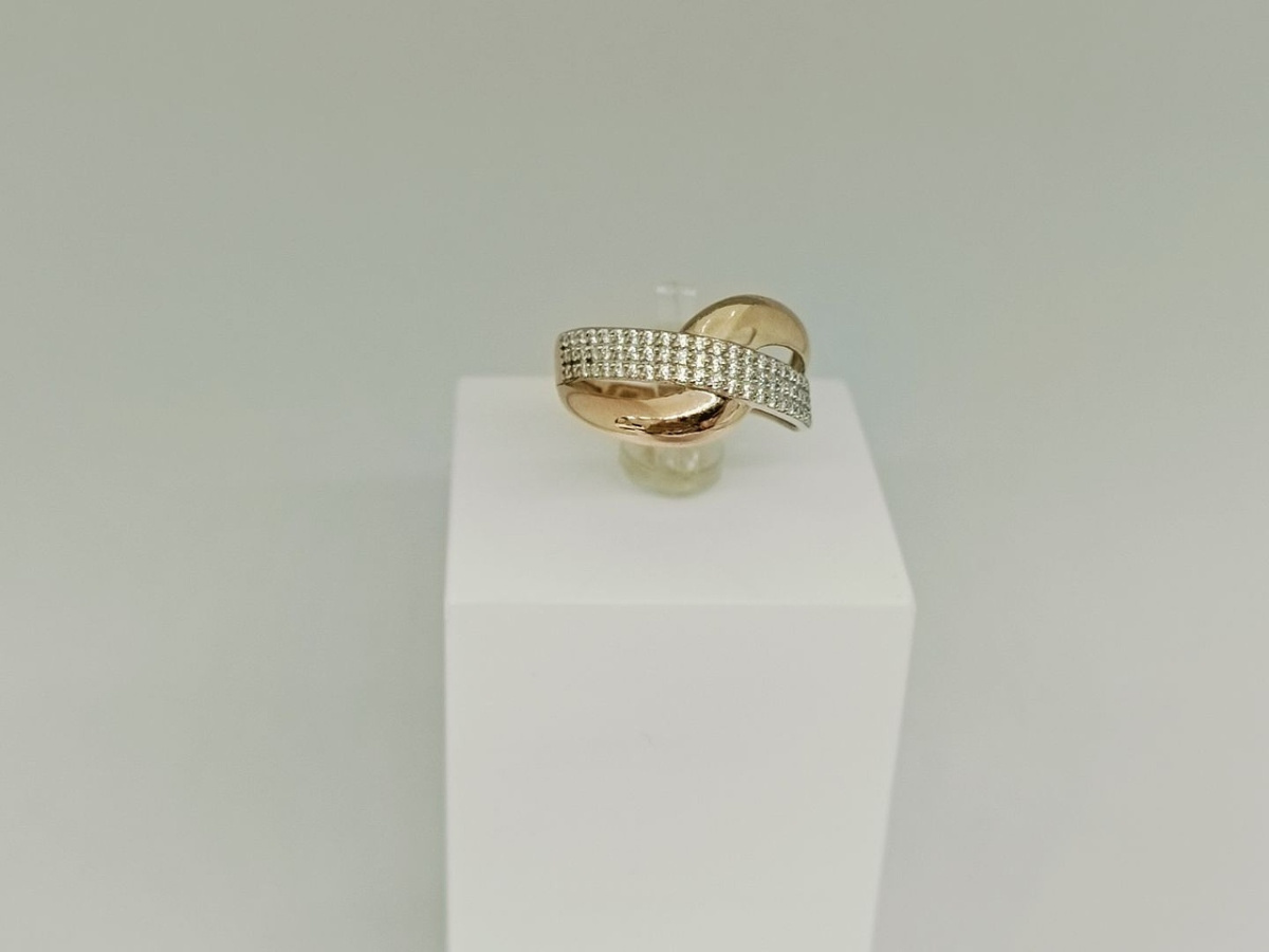 КОЛКМИ585 КОЛЬЦО С КАМНЯМИ (Au 585)