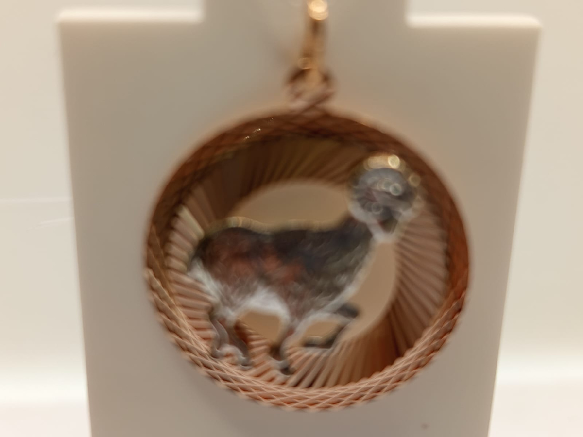 031199 ПОДВЕСКА Знак зодиака ОВЕН (Au 585)