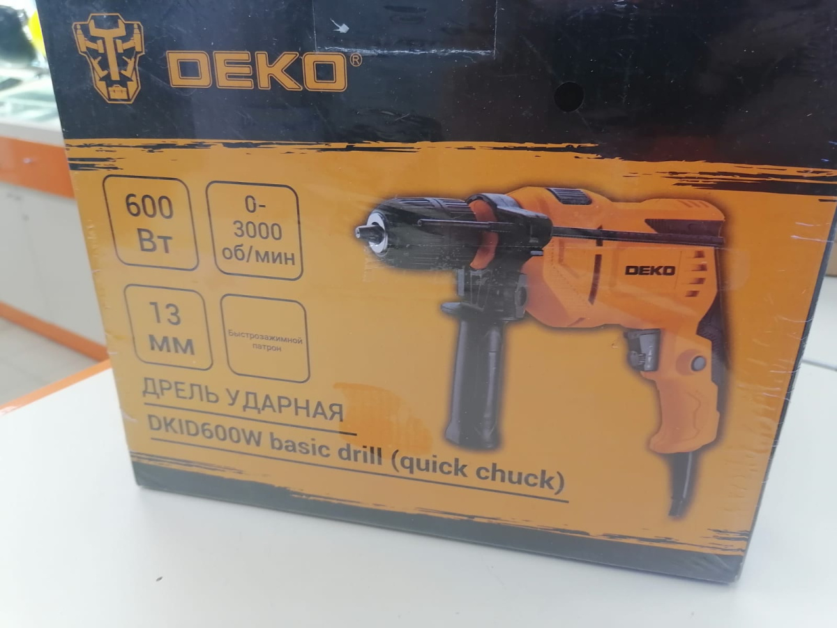 Дрель-ударная DEKO DKID600W