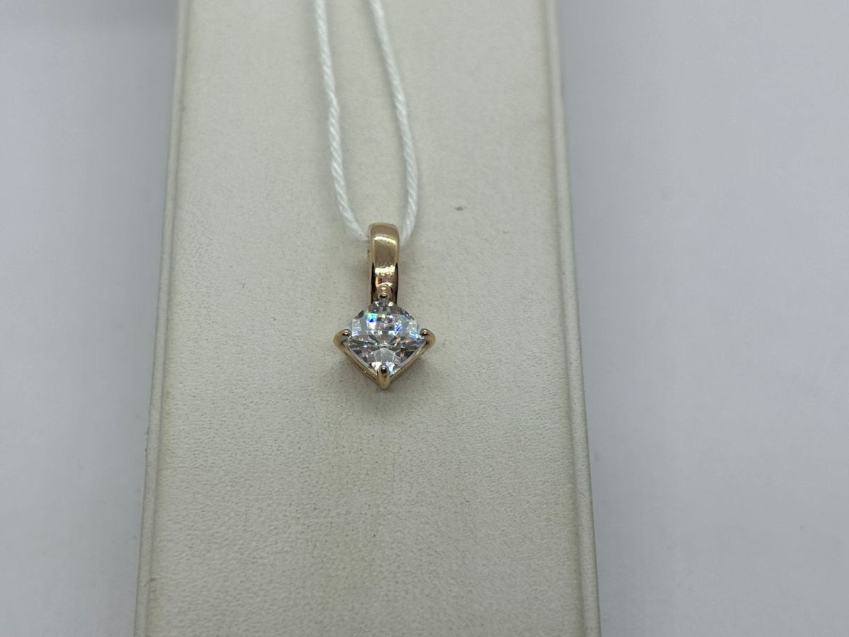 ПОДКМ585 ПОДВЕСКА С КАМНЕМ (Au 585)