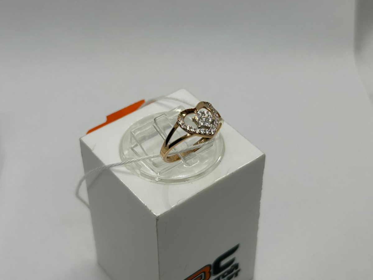 КОЛКМИ585 КОЛЬЦО С КАМНЯМИ (Au 585)