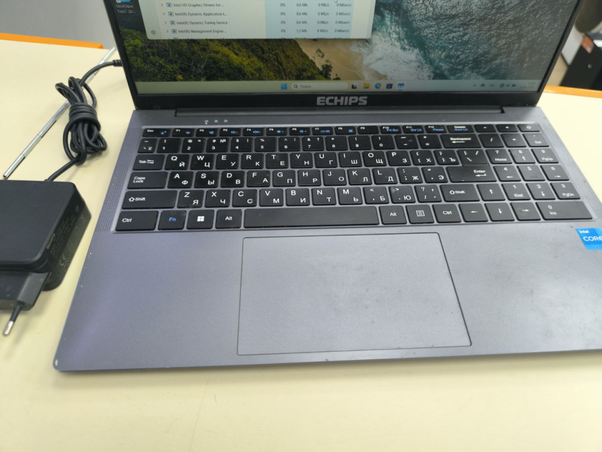Ноутбук Echips NB15A-RH; Core i3-1005G1, Intel UHD Graphics, 16 Гб, 500 Гб, Нет