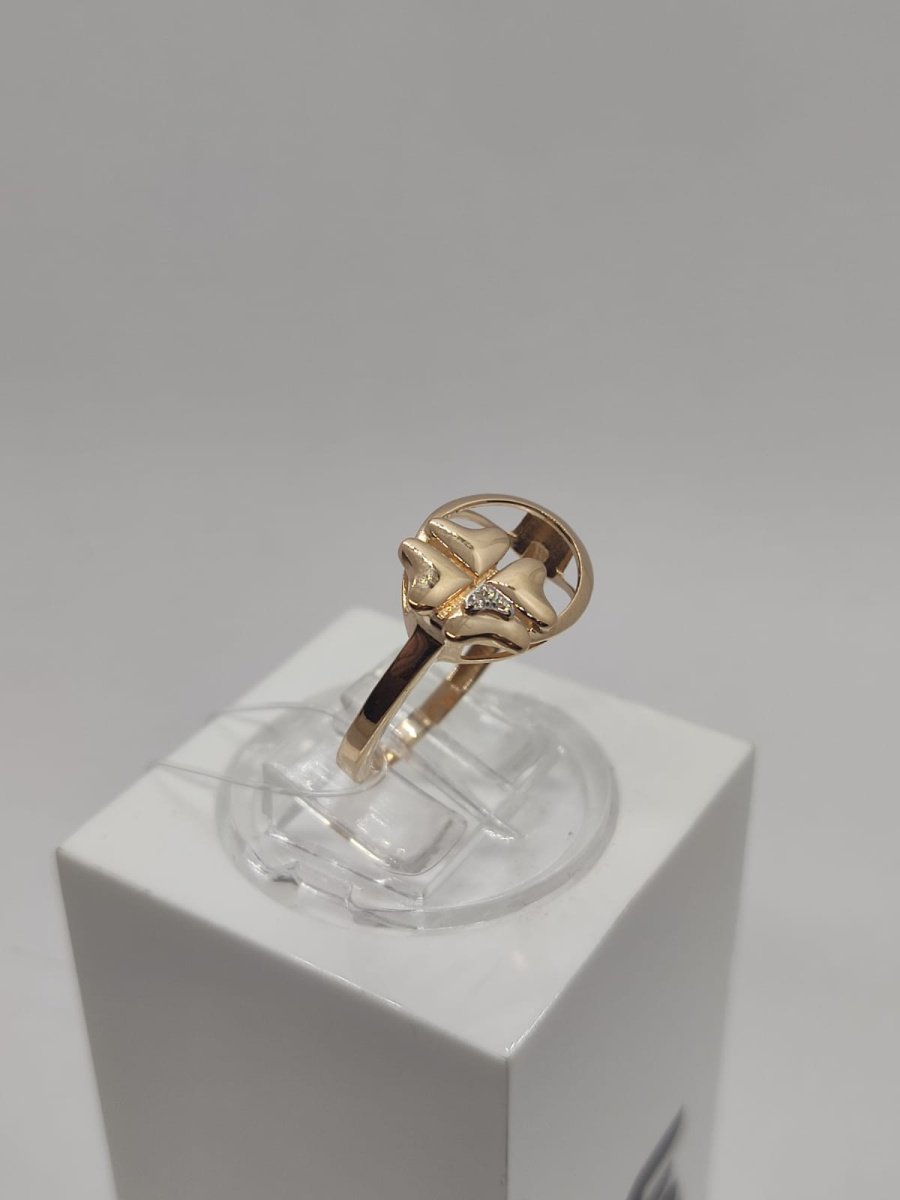 КОЛЬЦО С КАМНЯМИ (Au 585)