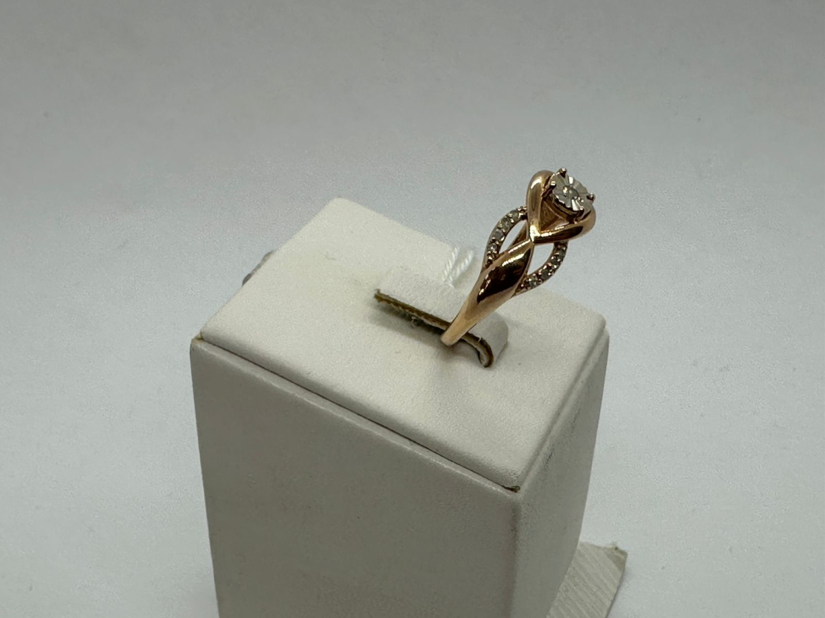 КОЛЬЦО БРИЛЛИАНТ Au 585