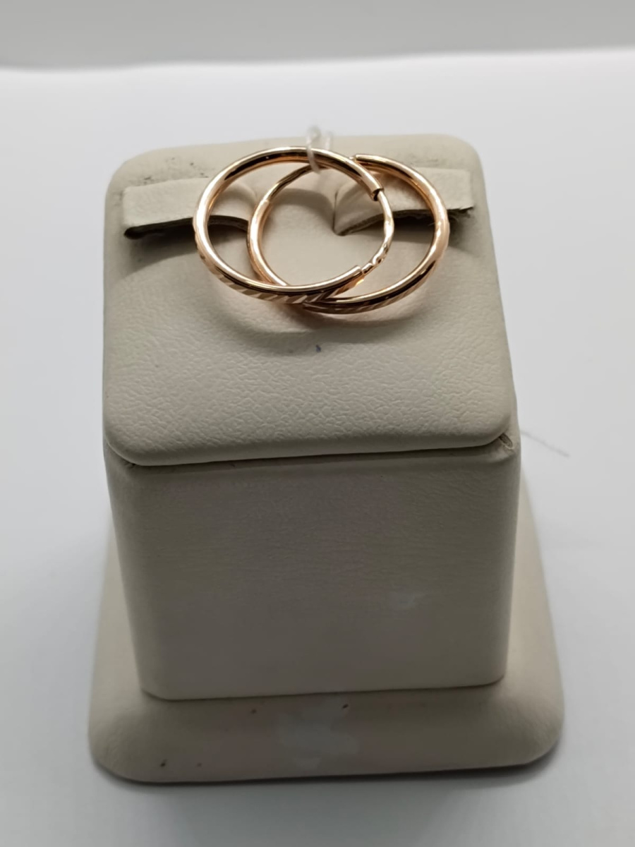 А 021004 СЕРЬГИ КОНГО (Au 585)