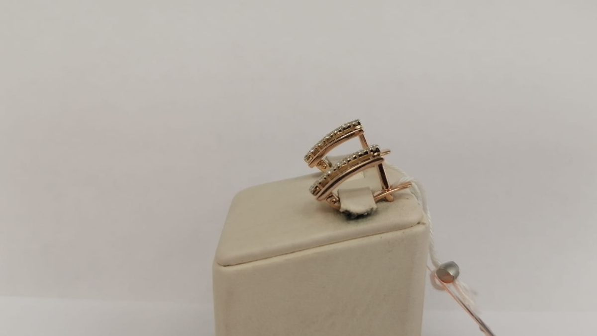 СЕРЬГИ С КАМНЯМИ (Au 585)