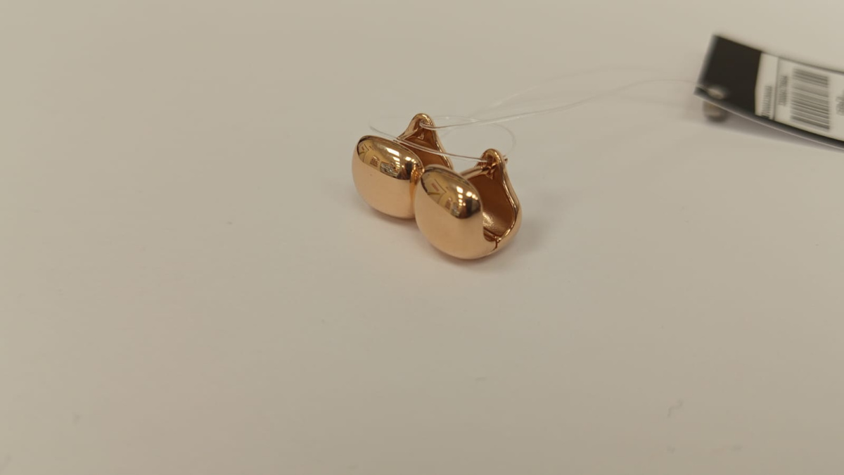 СЕРЬГИ БЕЗ КАМНЯ (Au 585)