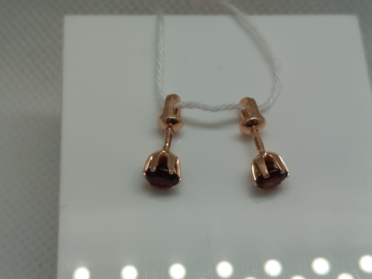 СПУС585 СЕРЬГИ ПУСЕТЫ (Au 585)