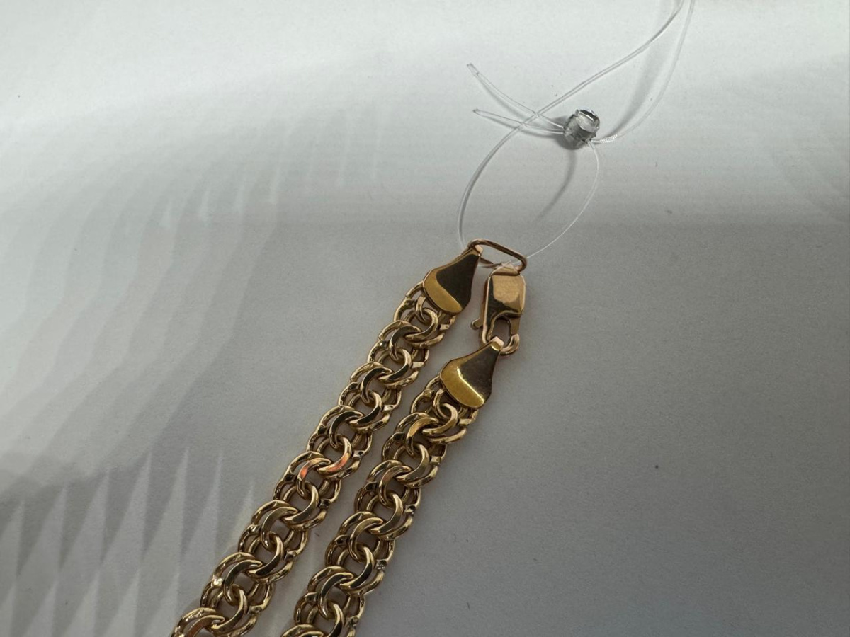 670009024 БРАСЛЕТ ПУСТОТЕЛЫЙ Бисмарк (Au 585)