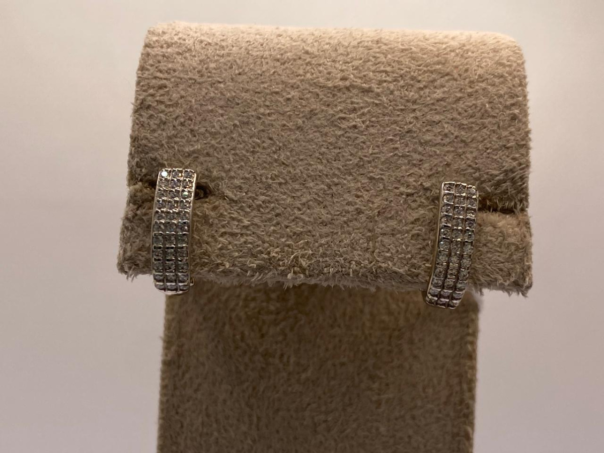 СКМИ585 СЕРЬГИ С КАМНЯМИ (Au 585)