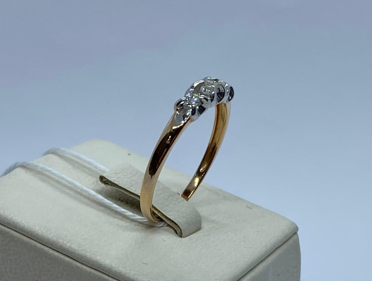 КОЛЬЦО БРИЛЛИАНТ Au 585