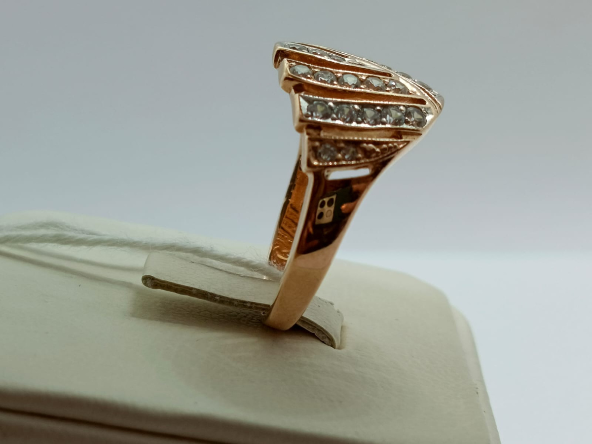 КОЛКМИ585 КОЛЬЦО С КАМНЯМИ (Au 585)