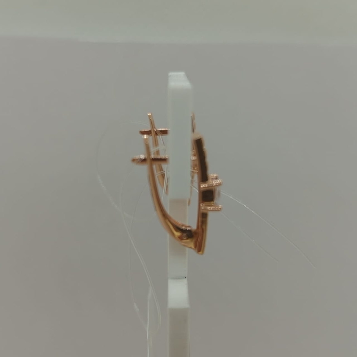 СЕРЬГИ БЕЗ КАМНЯ (Au 585)