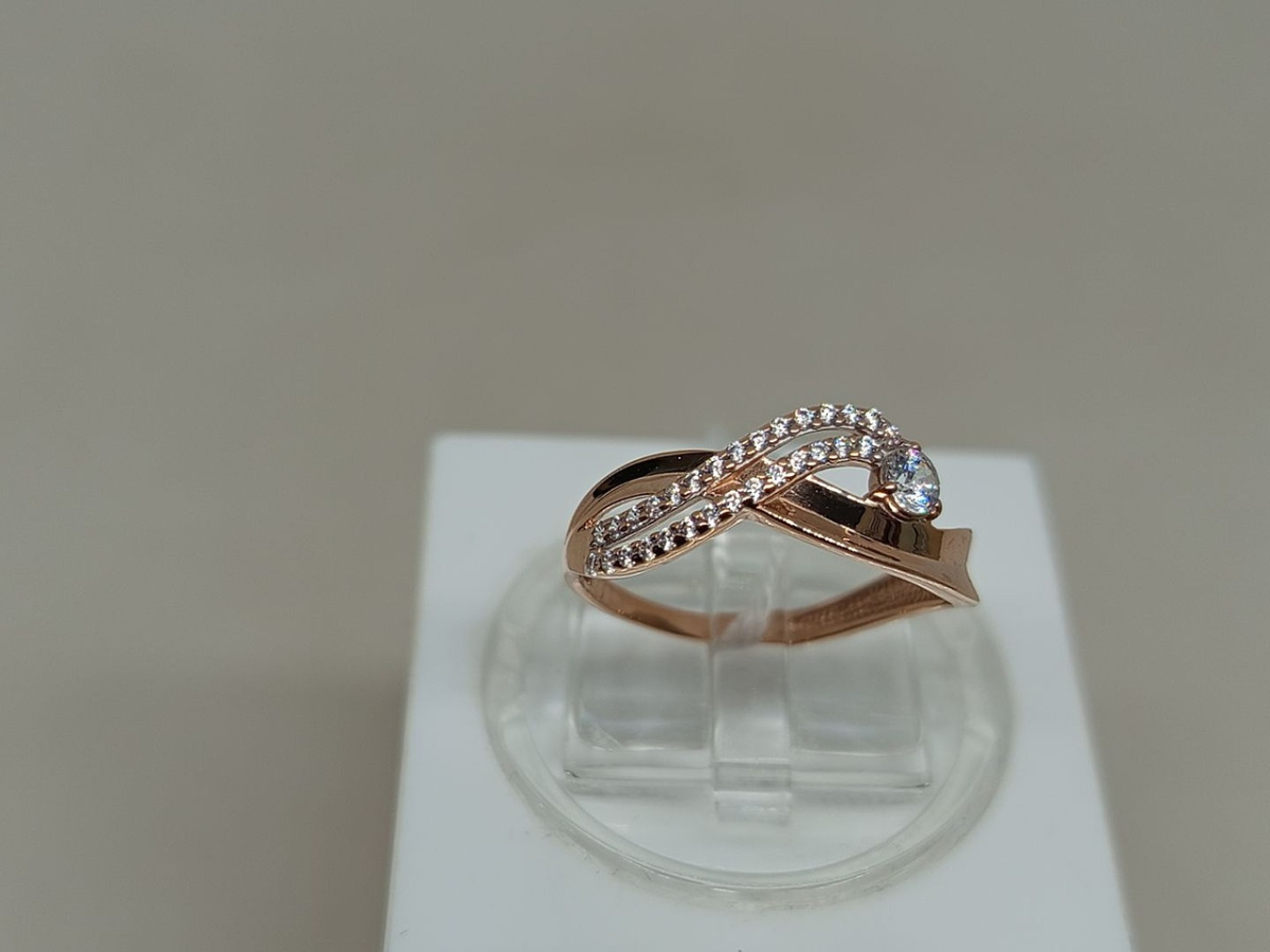 КОЛКМИ585 КОЛЬЦО С КАМНЯМИ (Au 585)