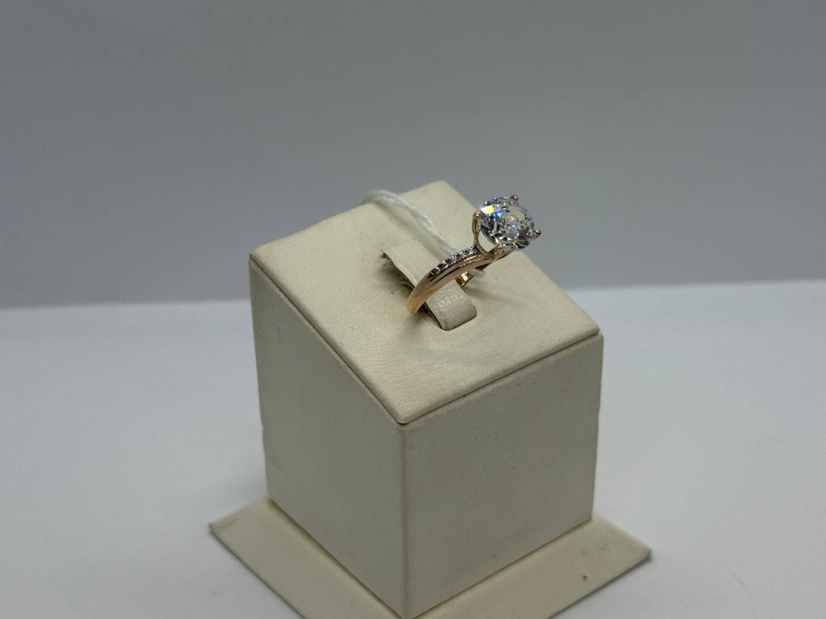 КОЛКМИ585 КОЛЬЦО С КАМНЯМИ (Au 585)