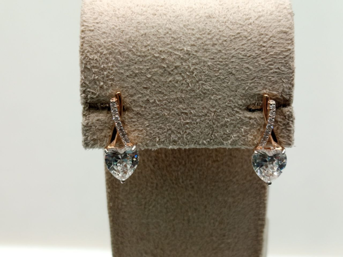 СЕРЬГИ С КАМНЯМИ (Au 585)