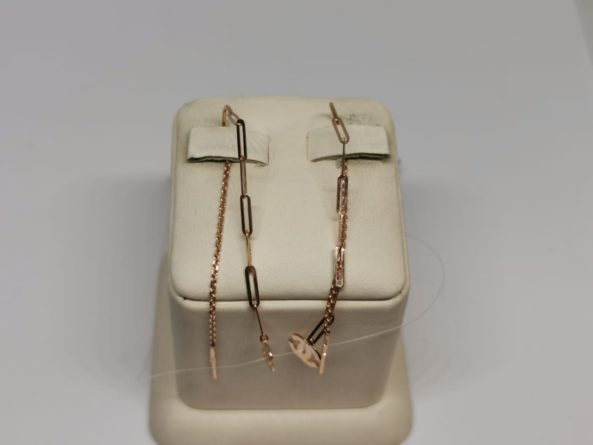 СЕРЬГИ ПРОДЕВКИ без камня (Au 585)