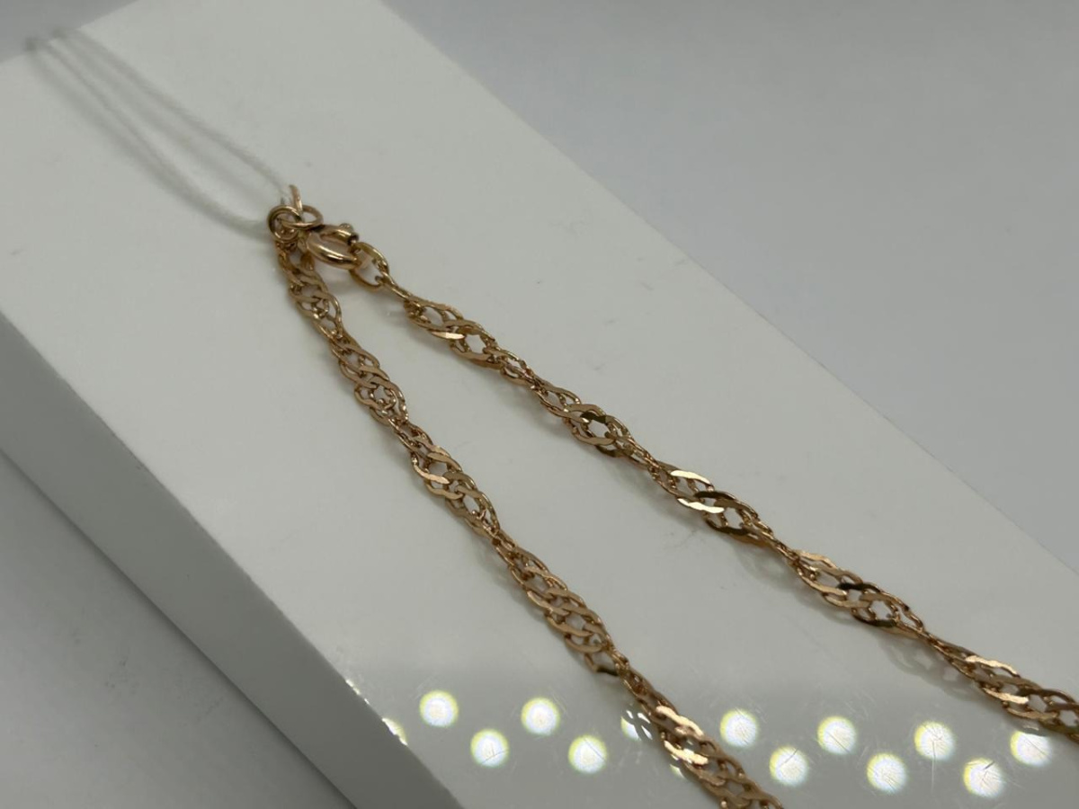 ЦЛСИ585 ЦЕПЬ ПОЛНОВЕСНАЯ Сингапур (Au 585)