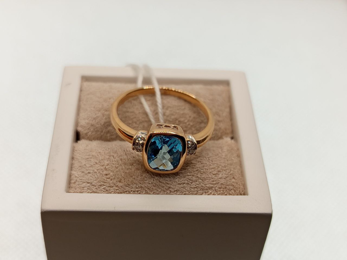 КОЛЬЦО БРИЛЛИАНТ Au 585