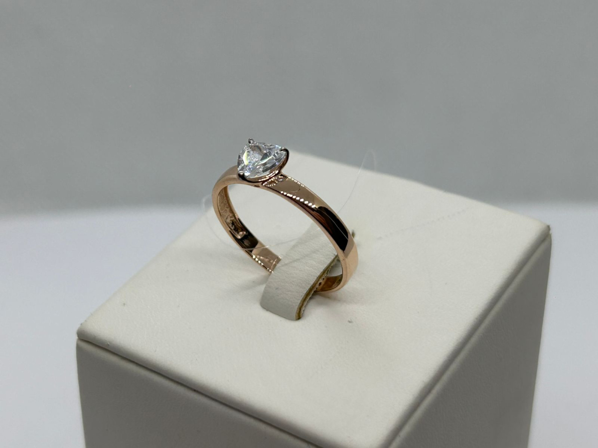 КОЛЬЦО С КАМНЕМ (Au 585)