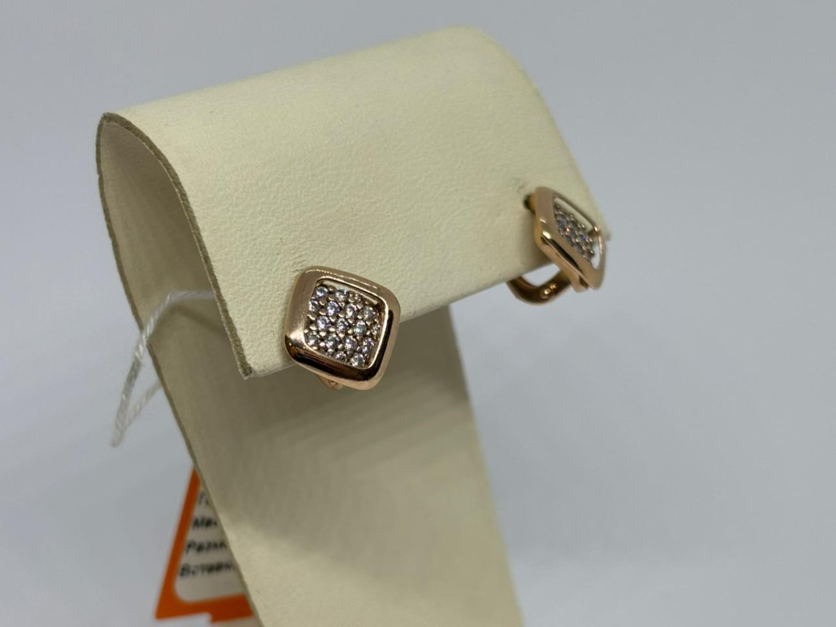 СЕРЬГИ С КАМНЯМИ (Au 585)