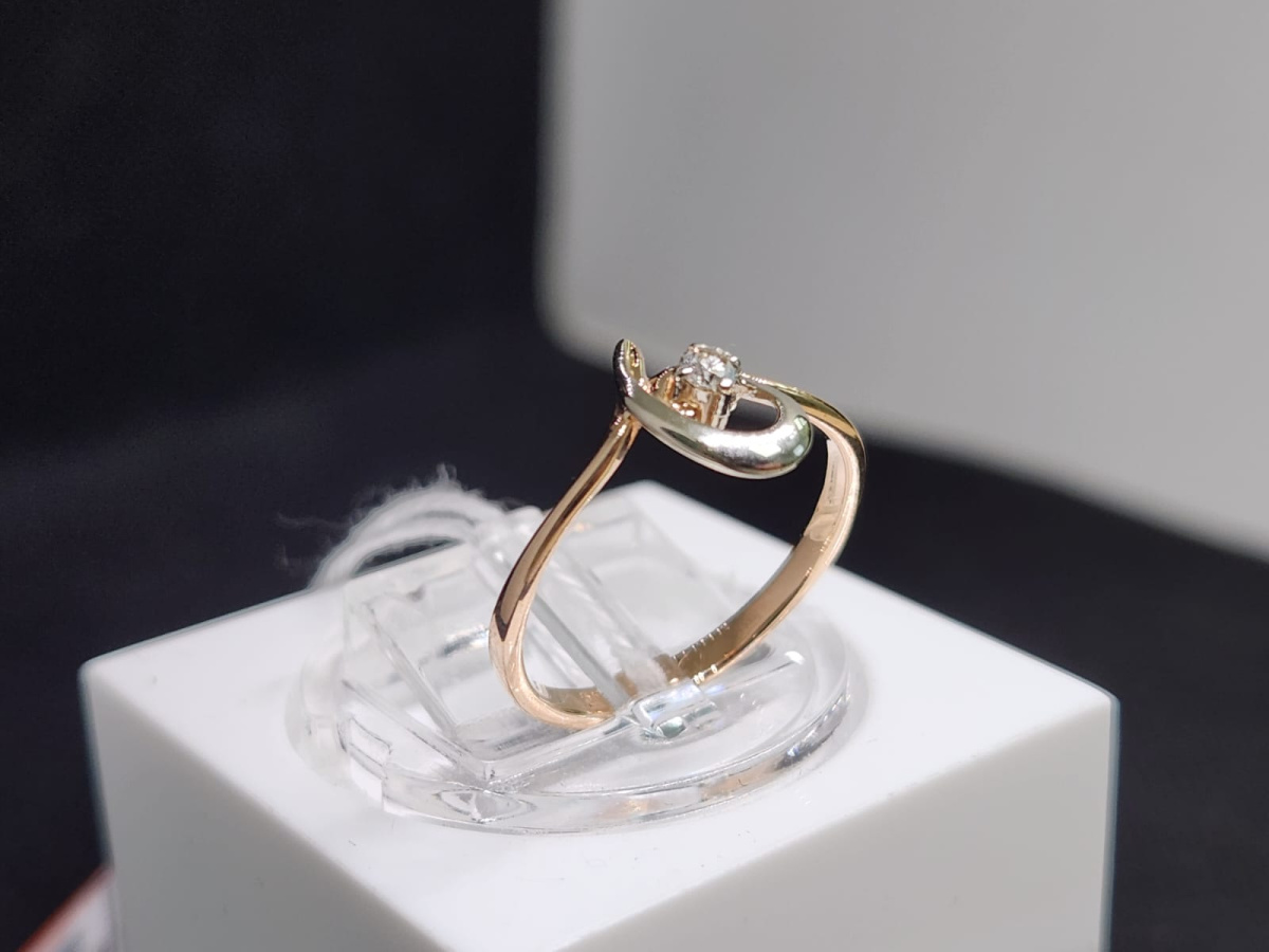 КОЛЬЦО БРИЛЛИАНТ Au 585