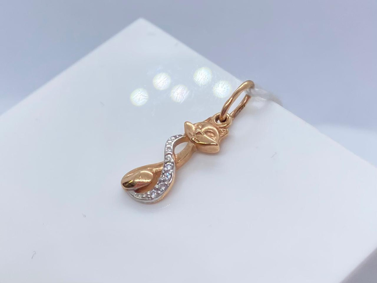 ПОДВЕСКА С КАМНЯМИ (Au 585)