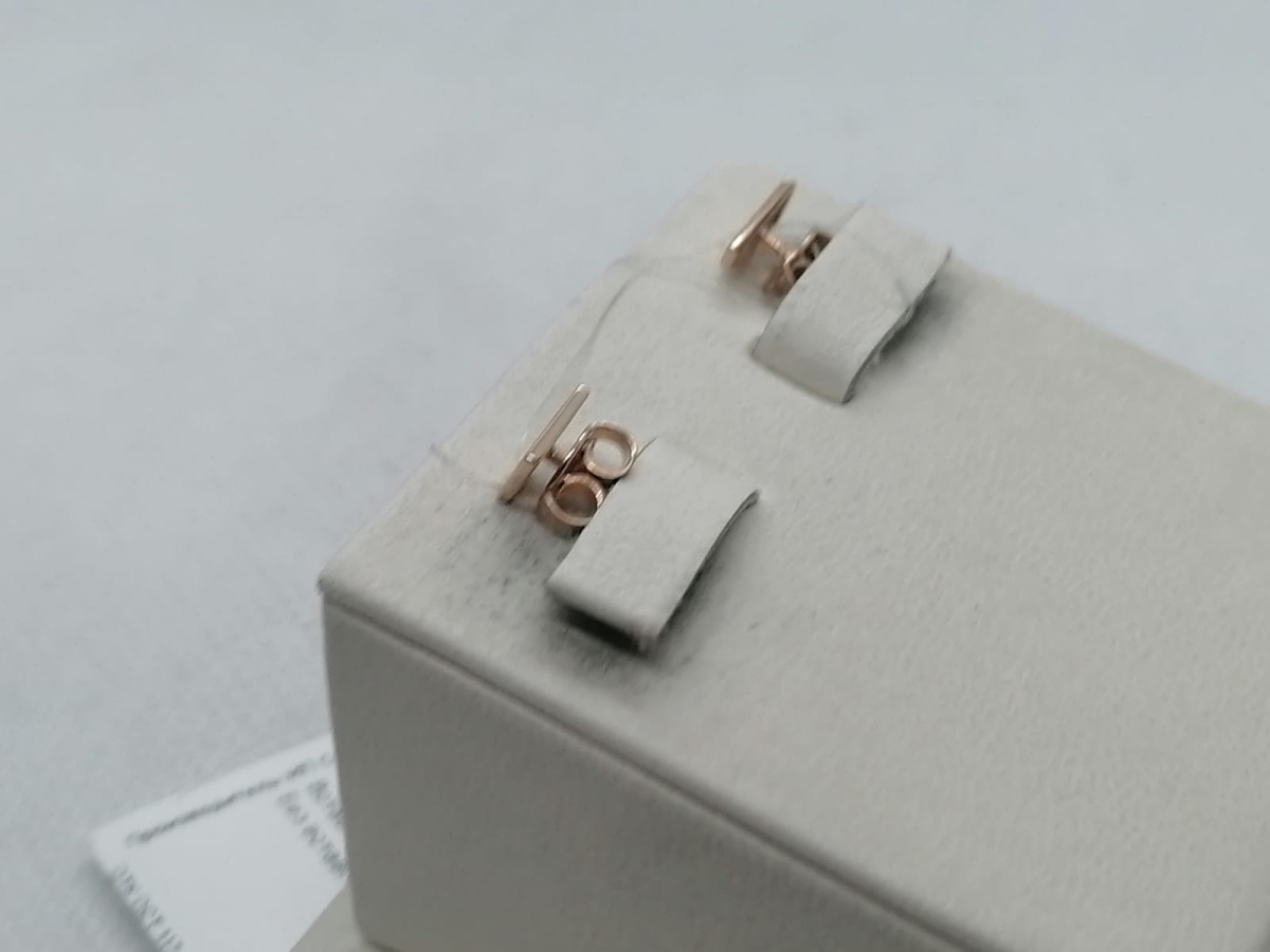 СЕРЬГИ ПУСЕТЫ без камня (Au 585)