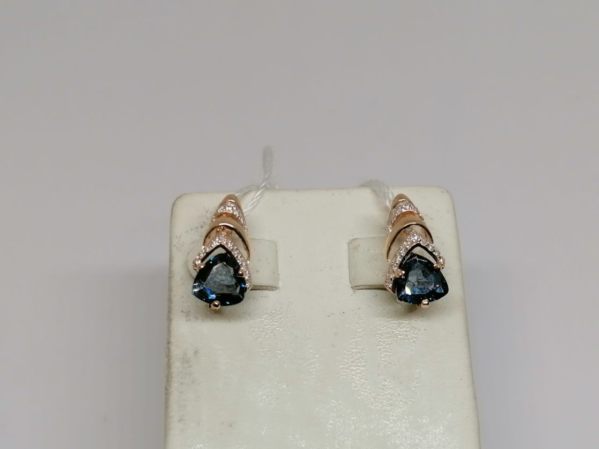 СКМИ585 СЕРЬГИ С КАМНЯМИ (Au 585) СКМИ585 СЕРЬГИ С КАМНЯМИ (Au 585)