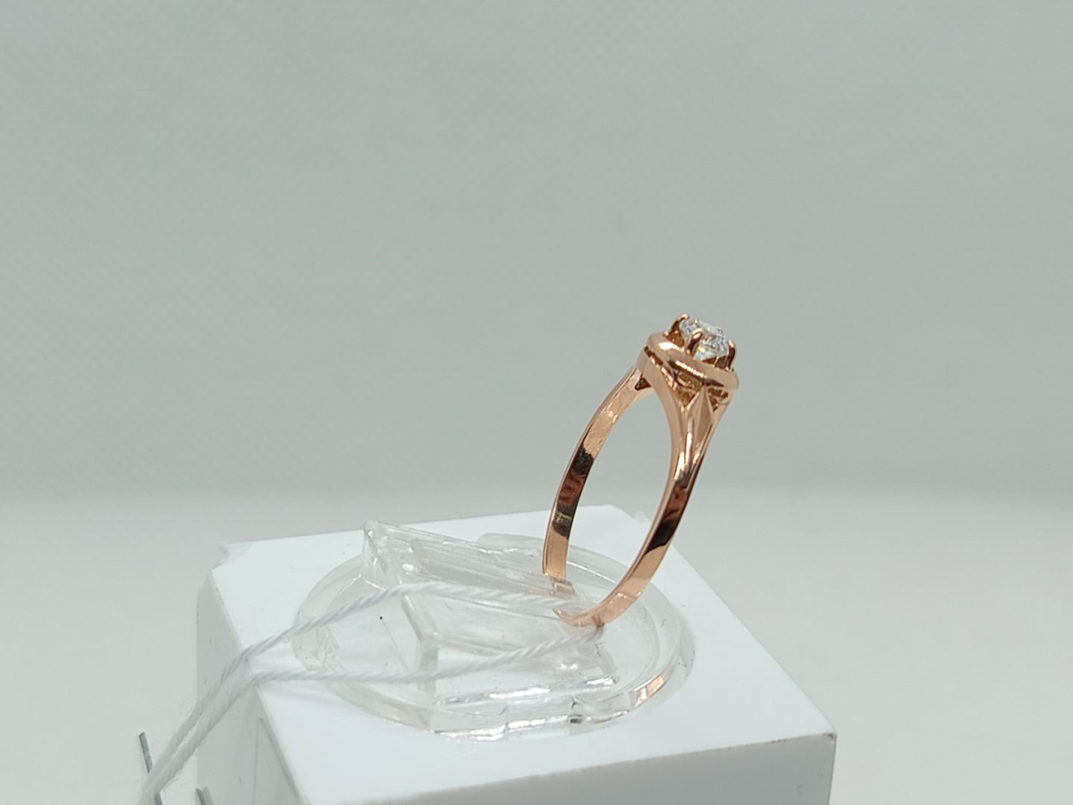 КОЛКМ585 КОЛЬЦО С КАМНЕМ (Au 585)