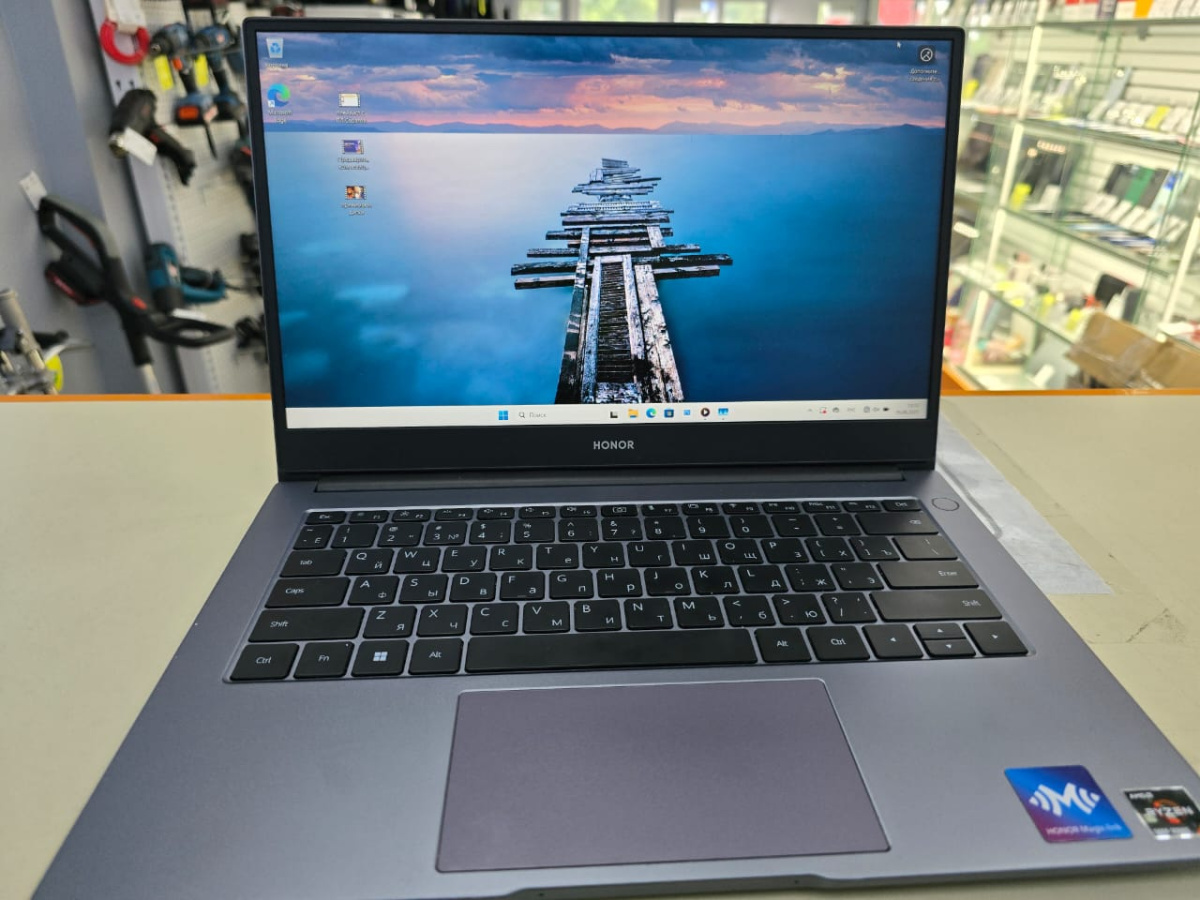 Ноутбук Honor MagicBook 14; Ryzen 5-5500U, Radeon Graphics, 8 Гб, 500 Гб, Нет