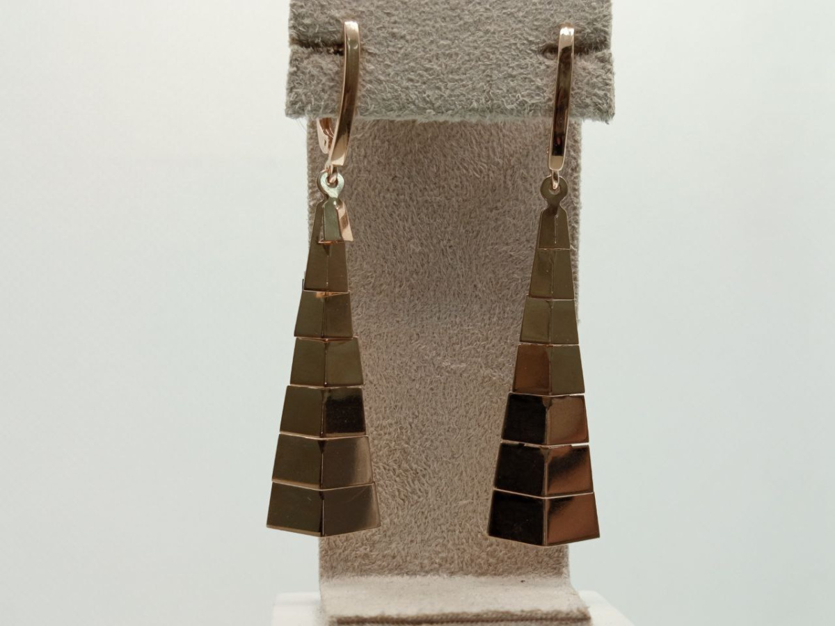 СЕРЬГИ БЕЗ КАМНЯ (Au 585)