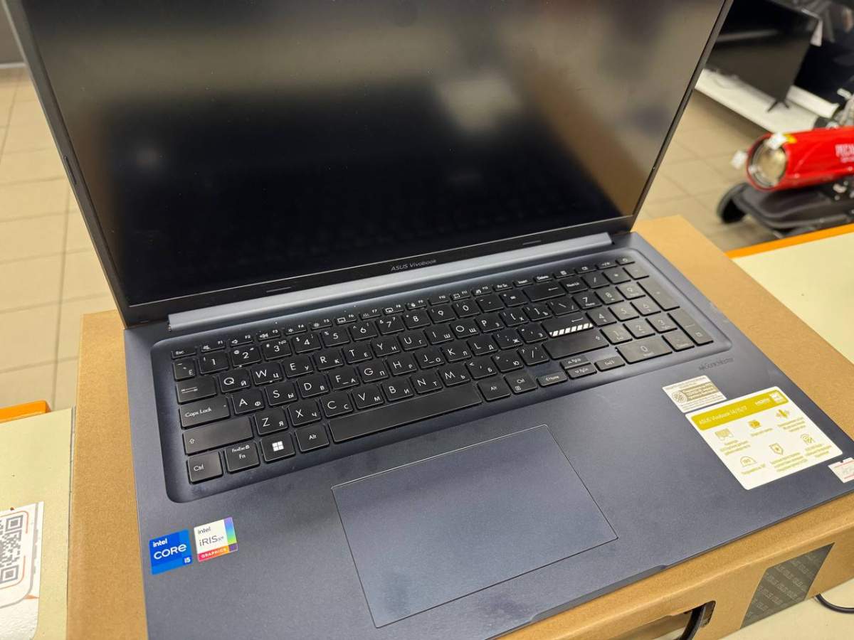 Ноутбук ASUS; Core i5-1235U, Intel iris XE Graphics, 16 Гб, 512 GB, Нет
