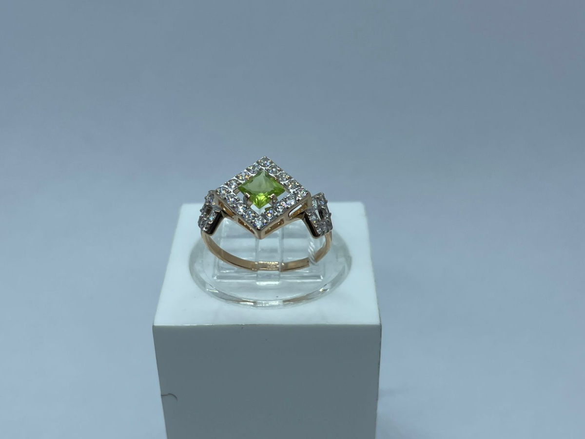 КОЛКМИ585 КОЛЬЦО С КАМНЯМИ (Au 585)