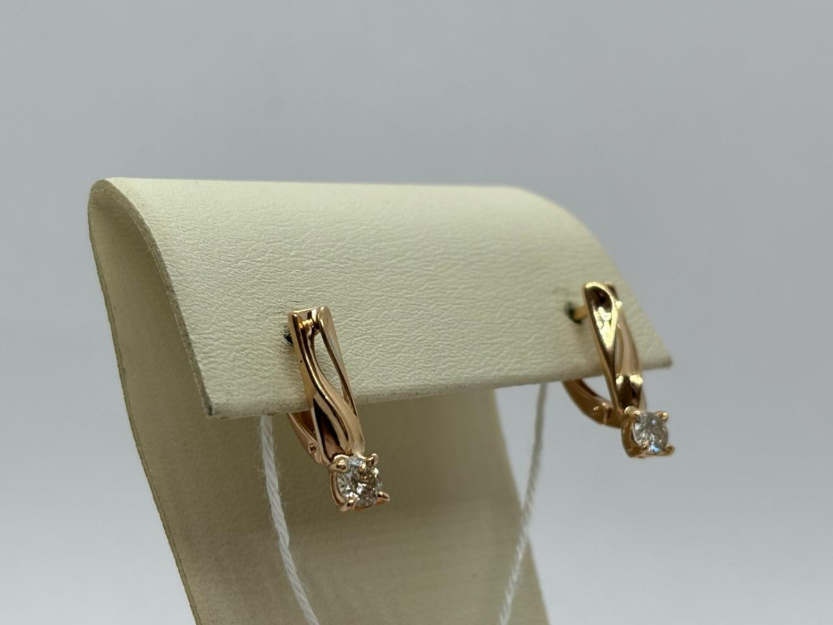 СЕРЬГИ БРИЛЛИАНТ (Au 585)